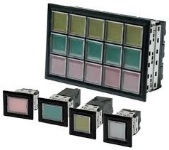 Đèn báo hình chữ nhật CR-40-D0-W