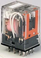 Rờ le kiếng Omron 220/240 VAC, 2 cặp tiếp điểm 5A