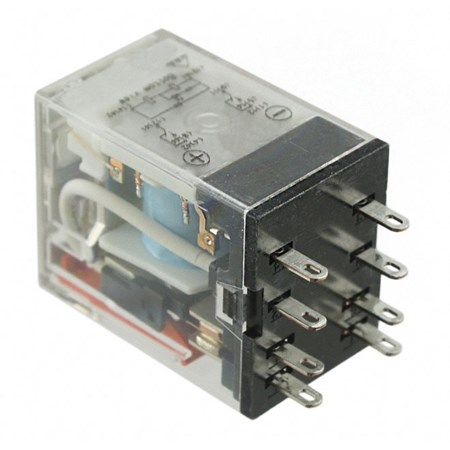 Rơle 14 chân có đèn MY4N DC24