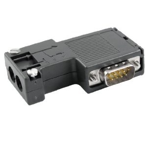 SIEMENS BUS CONNECTOR FOR PROFIBUS UP TO 12 MBIT/S 90 DEGREE ANGLE CABLE OUTLET, 15,8 X 64 X 35,6