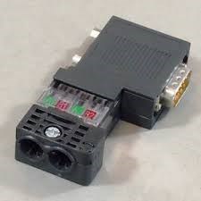 SIEMENS BUS CONNECTOR FOR PROFIBUS UP TO 12 MBIT/S 90 DEGREE ANGLE