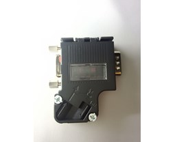 SIEMENS BUS CONNECTOR FOR PROFIBUS UP TO 12 MBIT/S WITH TILTED CABLE OUTLET, 15,8 X 54 X 39,5 MM