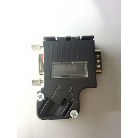 SIEMENS BUS CONNECTOR FOR PROFIBUS UP TO 12 MBIT/S WITH TILTED CABLE OUTLET, 15,8 X 54 X 39,5 MM