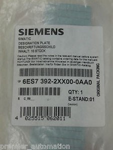 SIEMENS LABELING STRIPS (SPARE PART), FOR MODULES WITH FRONT CONNECTOR 20-PIN