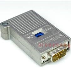 SIEMENS PB BUS CONNECTOR WITH AXIAL CABLE OUTLET F.INDUSTR. PC, SIMATIC OP