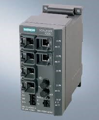 SIEMENS SCALANCE X204-2, MANAGED IE SWITCH, 4 X 10/100MBIT/S RJ45 PORTS, 2 X 100MBIT/S MULTIMODE BFOC, LED