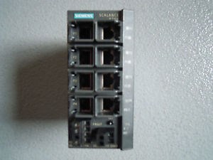 SIEMENS SCALANCE X208, MANAGED IE SWITCH, 8 X 10/100MBIT