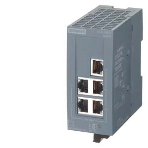 SIEMENS SCALANCE XB005 UNMANAGED INDUSTRIAL ETHERNET SWITCH FOR