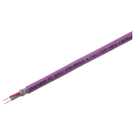 SIEMENS SIMATIC NET, PB FC STANDARD CABLE GP, 2-WIRE, SHIELDED, SPECIAL DESIGN FOR RAPID